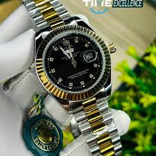 Poedagar 613 Luxury Stainless Steel Strap Watch (Green Dial)