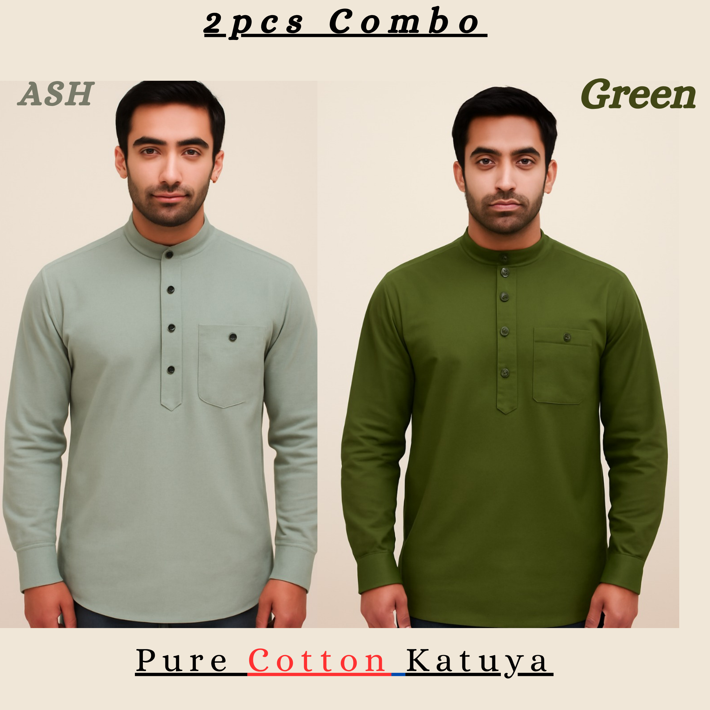 Shy Looks Pure Cotton Combo Katuya for Men's