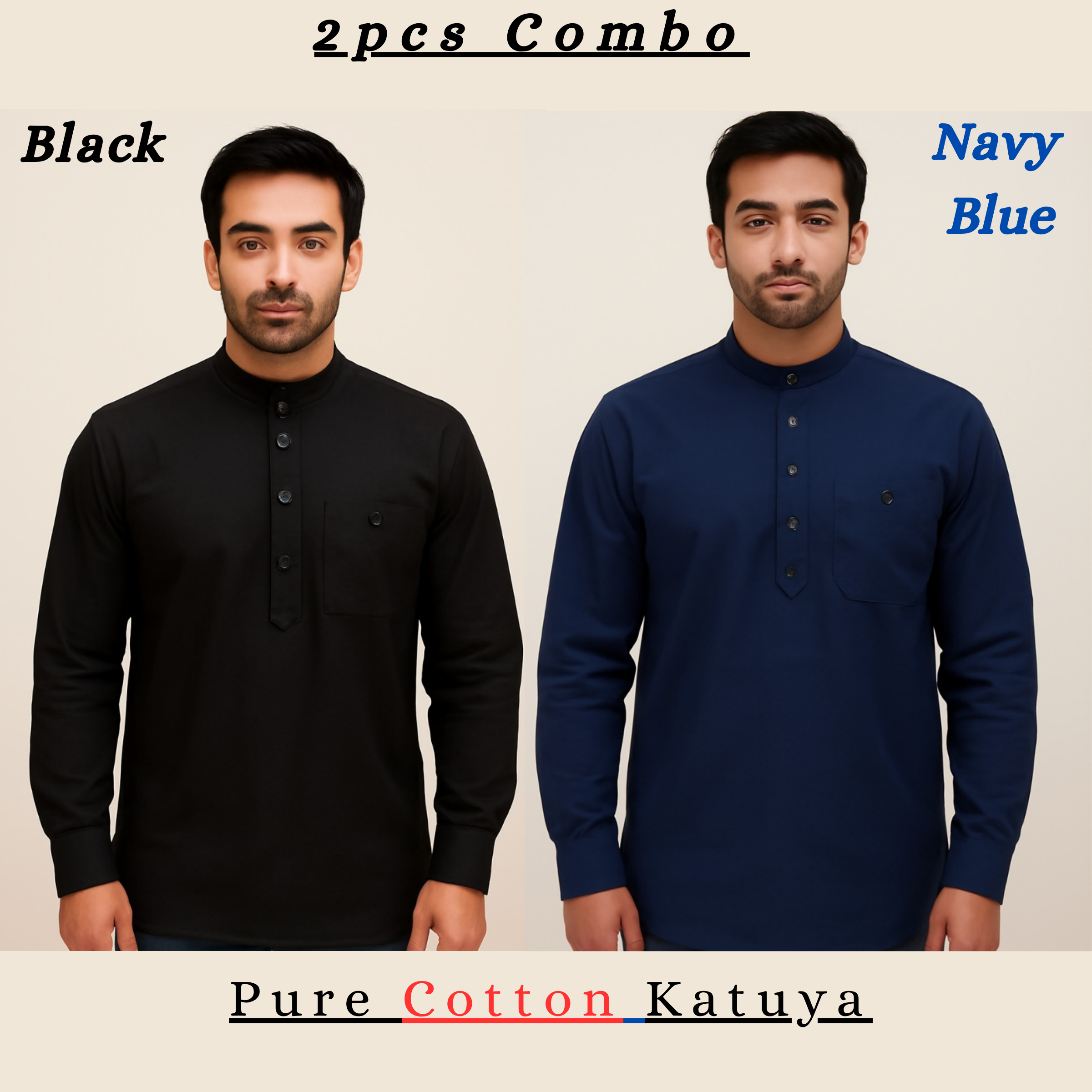 Shy Looks Pure Cotton Combo Katuya for Men's